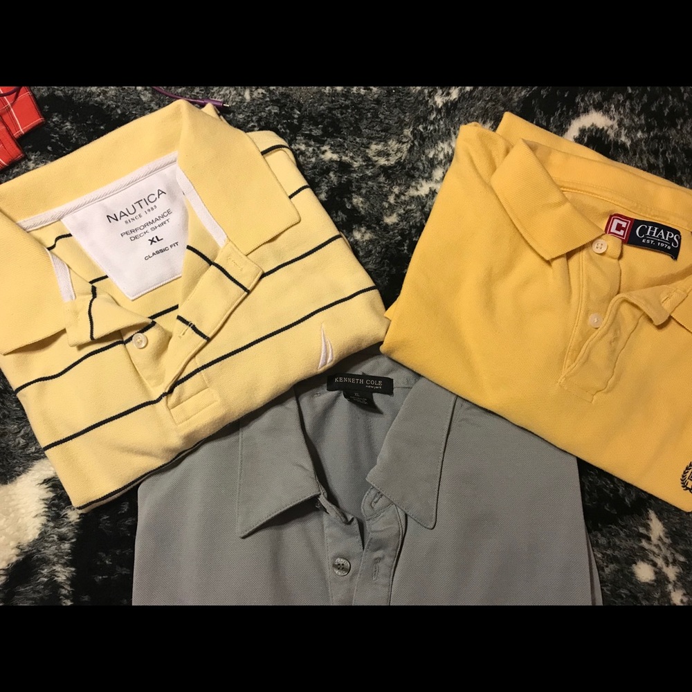 Men's polo shirt bundle.